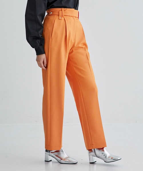 UNITED TOKYO スラックス パンツ アーティフィシャルダブルクロス 