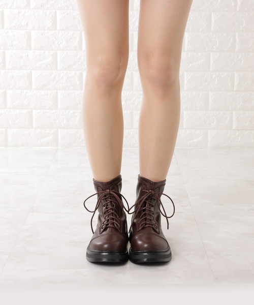 送関込☆STEVE MADDEN レースアップスタイル ショートブーツ STEVE MADDEN ブーツ 厚底レースアップブーツ/STEVE OVER-RIDE