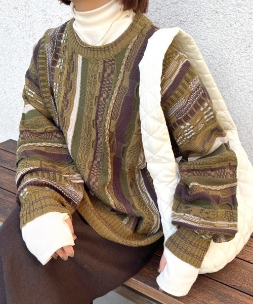 nemne（ネンネ） ニット セーター 「低身長用サイズあり」クージー風