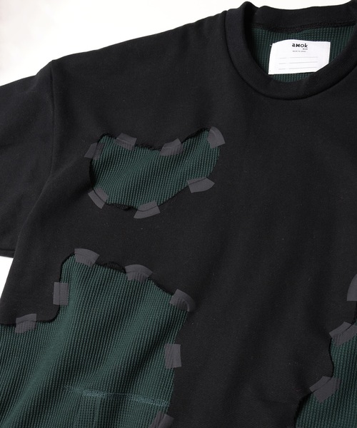 amok トレーナー スウェット DAMAGE HANDWELDER SWEAT SHIRT メンズ 