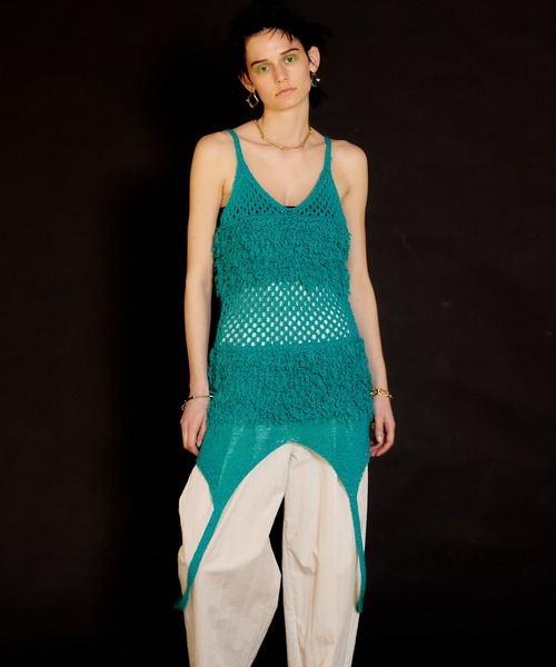 チュニック Loop Fringe Camisole Tunic/ループフリンジキャミチュニック「MAISON SPECIAL/メゾンスペシャル」_3