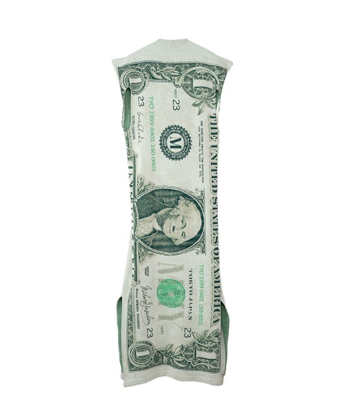 ドル紙幣デザイン ロングワンピース｜ワンピース 