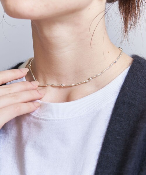 JAMIRAY シルバー ネックレス JAMIRAY ネックレス 「JAMIRAY」バンブー ショートネックレス