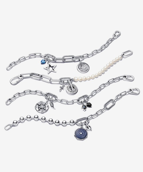 PANDORA チャーム Pandora ME フリーハンド ハート ミニダングル
