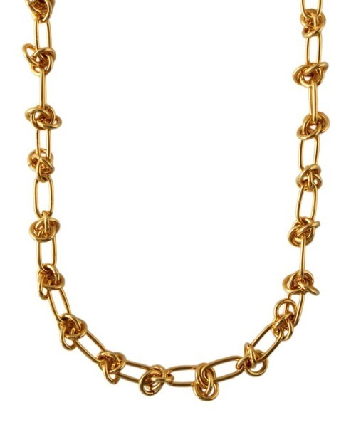 ネックレス 「quip queint」oval sway necklace GD / QU078 レディースの画像