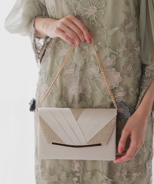 Dorry Doll 3way異素材ラメフラップ クラッチバック 3way異素材ラメフラップ クラッチバック（クラッチバッグ）｜Dorry