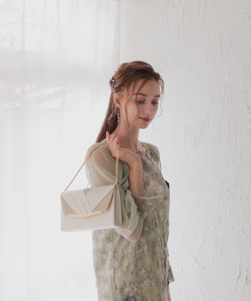 Dorry Doll ラメサテンバッグ パーティーバッグ Dorry Doll（ドリードール） クラッチバッグ パーティーバッグ 3WAY