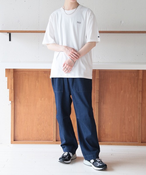 tシャツ 「POLO BCS」Mini POLO oversize print Tee　ミニポロ ワンポイントロゴ　オーバーサイズTシャツ レディース | POLO BCS | 09