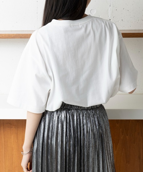 tシャツ 「POLO BCS」Mini POLO oversize print Tee　ミニポロ ワンポイントロゴ　オーバーサイズTシャツ レディース | POLO BCS | 14