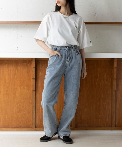 tシャツ 「POLO BCS」Mini POLO oversize print Tee　ミニポロ ワンポイントロゴ　オーバーサイズTシャツ レディース | POLO BCS | 23