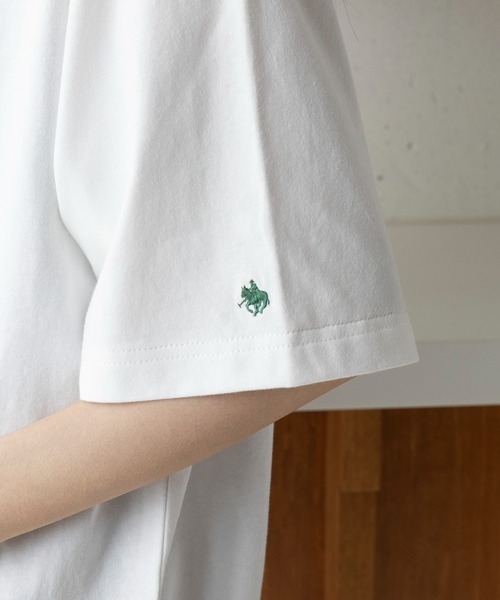 tシャツ 「POLO BCS」Mini POLO oversize print Tee　ミニポロ ワンポイントロゴ　オーバーサイズTシャツ レディース | POLO BCS | 25