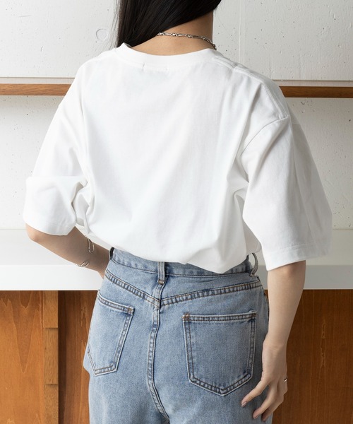 tシャツ 「POLO BCS」Mini POLO oversize print Tee　ミニポロ ワンポイントロゴ　オーバーサイズTシャツ レディース | POLO BCS | 22