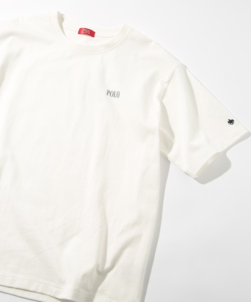 tシャツ 「POLO BCS」Mini POLO oversize print Tee　ミニポロ ワンポイントロゴ　オーバーサイズTシャツ レディース | POLO BCS | 18