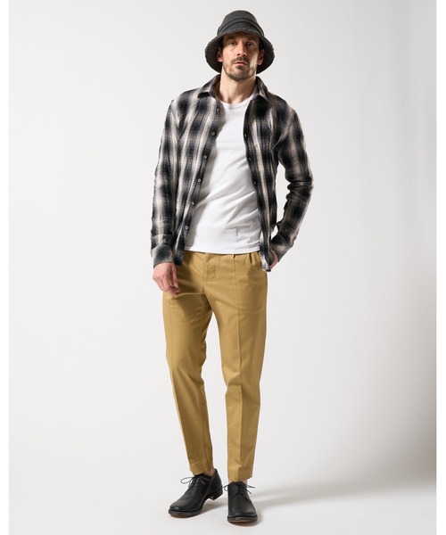 wjk チノパン pressed tapered chino メンズ : ZOZOTOWN Yahoo!店