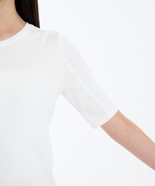 tシャツ リラックススリムフライスハーフスリーブTシャツ レディース PUBLIC TOKYO tシャツ リラックススリムフライスハーフスリーブT