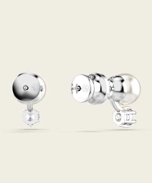 新品　スワロフスキーSwarovski Matrix ピアス クリスタル・パール SWAROVSKI ピアス 「公式」「スワロフスキー」Matrix フープ