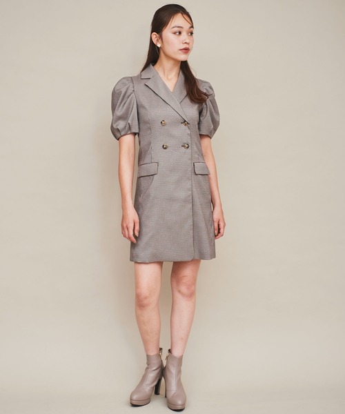 ワンピース 31 Sons de mode ワンピース 2025春夏新作 シアーチェックシャツ