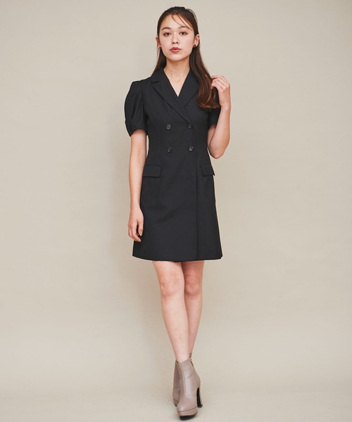 31 sons de modeジャケット　レディアゼル　ワンピース　セット 31 Sons de mode ワンピース 袖取り外しジャケットライクミニ