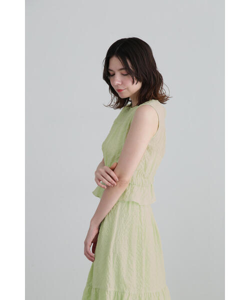 JILL STUART ブラウス シャツ ドビーサッカーシャーリング