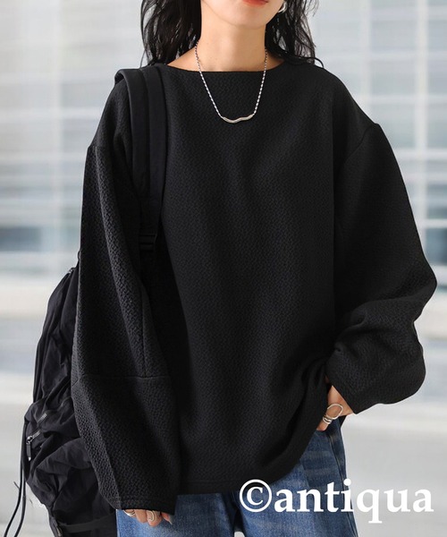 antiqua（アンティカ） antiqua tシャツ コクーントップス レディース