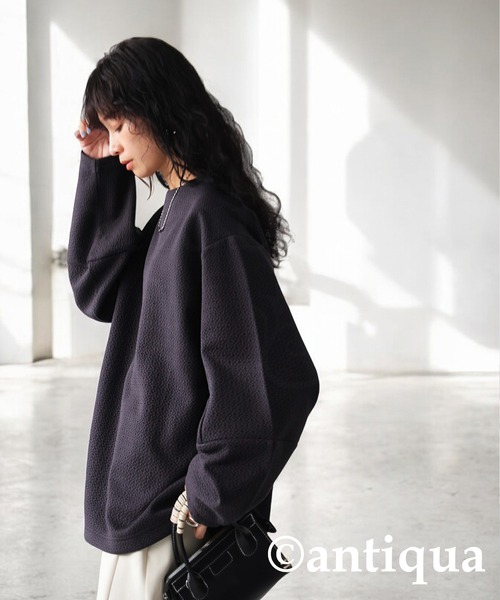 antiqua（アンティカ） antiqua tシャツ コクーントップス レディース