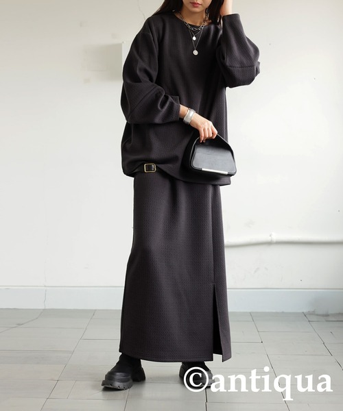antiqua（アンティカ） antiqua tシャツ コクーントップス レディース