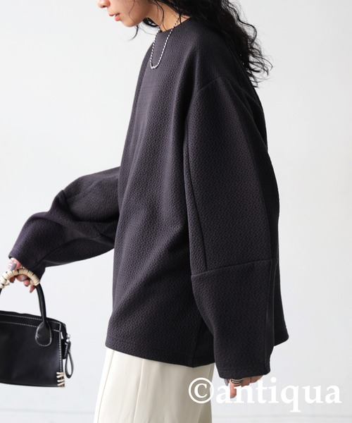antiqua（アンティカ） antiqua tシャツ コクーントップス レディース