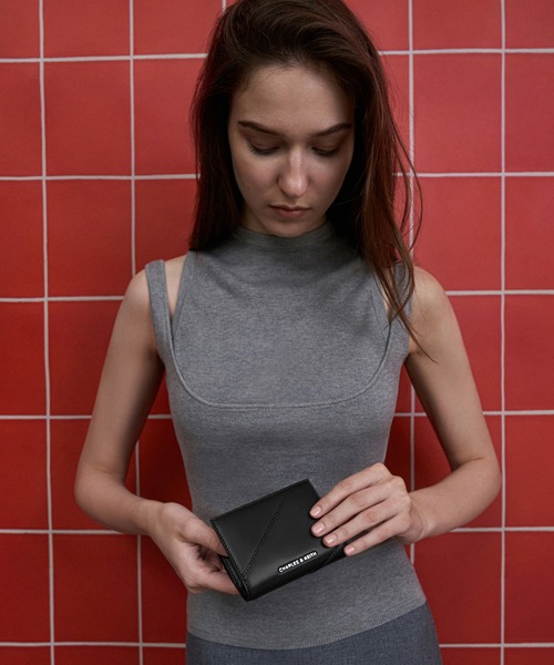 CHARLES ＆ KEITH 財布 Trin トリン トップジップウォレット