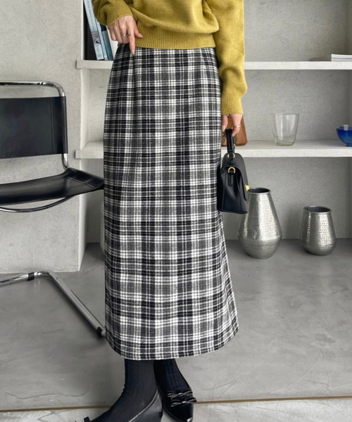 Ada. スカート チェック ロングスカート : ZOZOTOWN Yahoo!店 - 通販