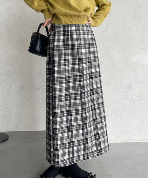 Ada. スカート チェック ロングスカート : ZOZOTOWN Yahoo!店 - 通販