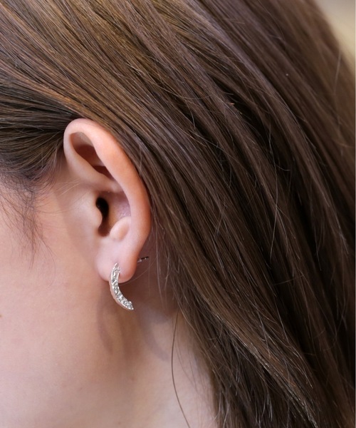 ピアス QUARQOR 7720 silver925 EARRING vv ピアス vv.jewelry /レース柄ピアス silver925 レディース
