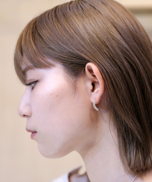 silver925 ピアス silver925 ミニねじりリングピアス | gran