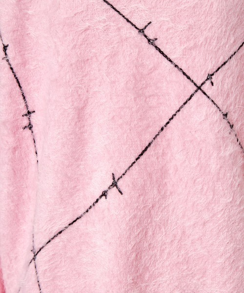 ニット セーター For ”A” barbed wire shaggy knit レディース