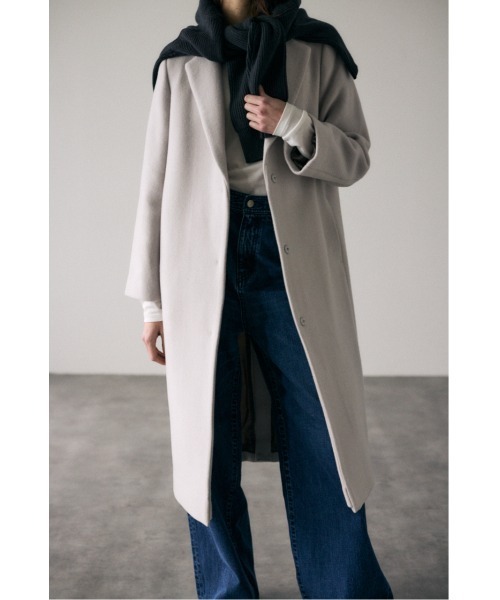 RIM.ARK コート チェスターコート Arrange knit set tailored CT