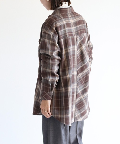 cepo（セポ） ブラウス シャツ クレイジーパターンMIXチェックシャツ