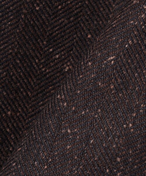 SHIPS（シップス） ジャケット ノーカラージャケット ヘリンボーン