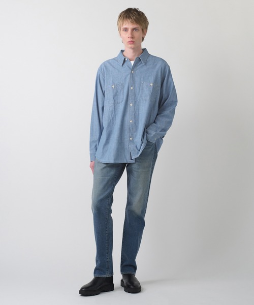 Levi's（リーバイス） シャツ BLUETAB(TM) シャンブレーワークシャツ