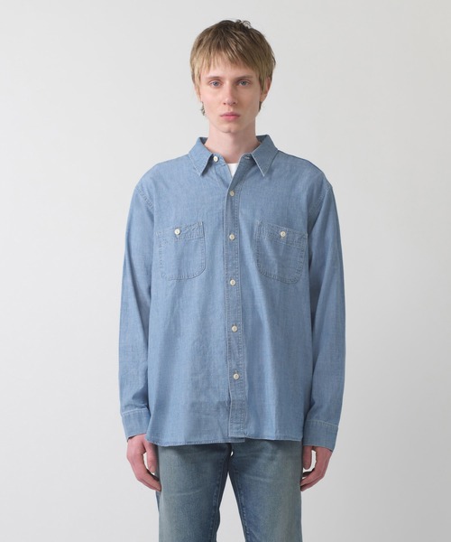Levi's（リーバイス） シャツ BLUETAB(TM) シャンブレーワークシャツ