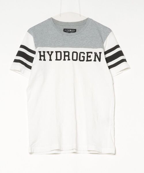 HYDROGEN 「HYDROGEN」 半袖Tシャツ S ホワイト メンズ : ZOZOTOWN 