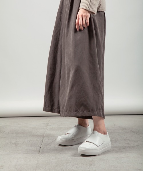 ALL BLACK（オールブラック） スニーカー 「本革/軽量/230g」ベルクロ