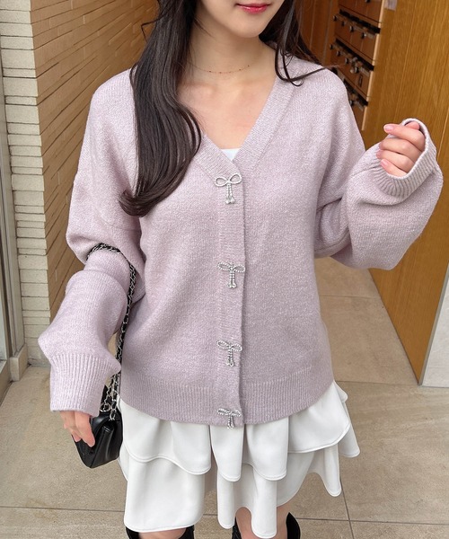 39 フォロー感謝割 yanyan 花柄 セーター カーディガン ニット