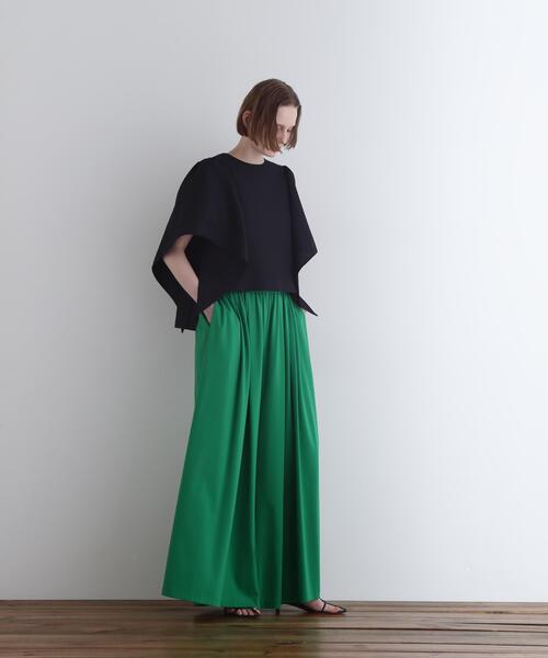 LE PHIL（ル フィル） パンツ コンパクトギャザーワイドパンツ