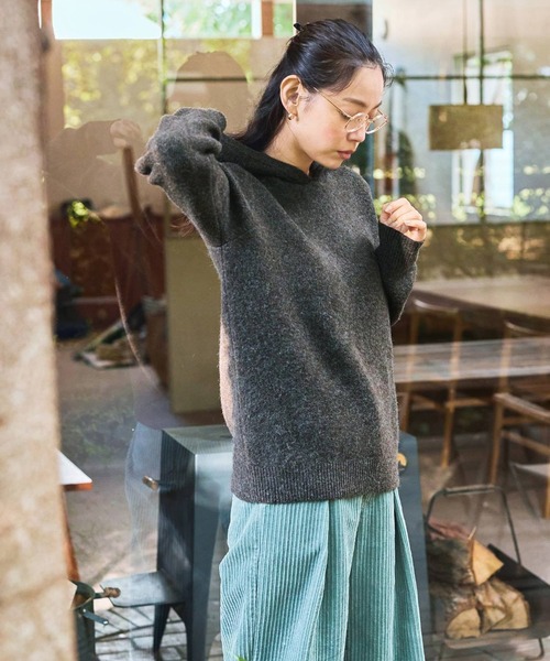 パーカー ａｎｄ　ｍｙｅｒａ　毛布のようなパーカー レディース and myera パーカー and myera 毛布のようなパーカー