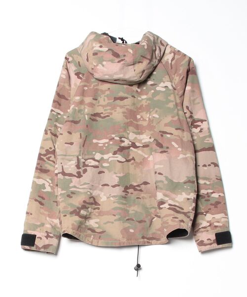 [WILD THINGS] камуфляж -ju Zip выше блузон X-SMALL Brown женский 