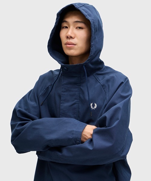 FRED PERRY フード付きジャケット UK38/M（日本サイズL相当） FRED PERRY ブルゾン アウター Overhead Smock Jacket／フード