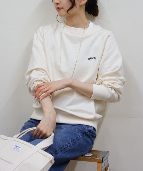 専用！！オーシバル新品✨️新作ボートネックスゥエットプルオーバー２３区新品iCB ORCIVAL トレーナー スウェット ORCIVAL/オーシバル ボート