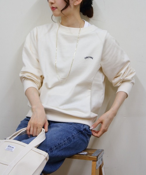 トレーナー スウェット ORCIVAL/オーシバル　ボートネックプルオーバー　BOAT NECK PULLOVER　OR-C0430 MAZ レディー ORCIVAL トレーナー スウェット ORCIVAL/オーシバル ボート