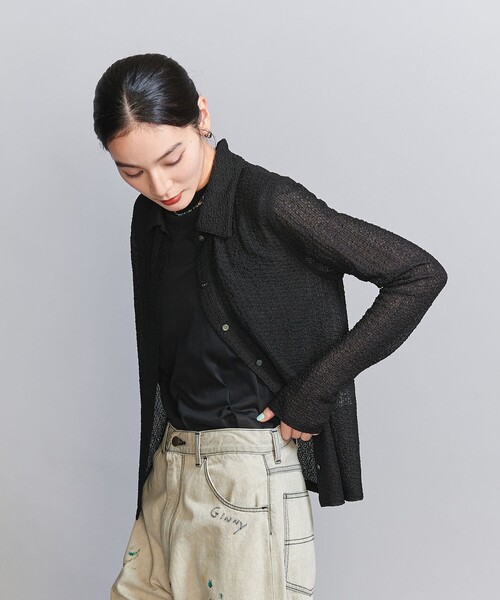 BEAUTY＆YOUTH UNITED ARROWS カーディガン ラッセルレース