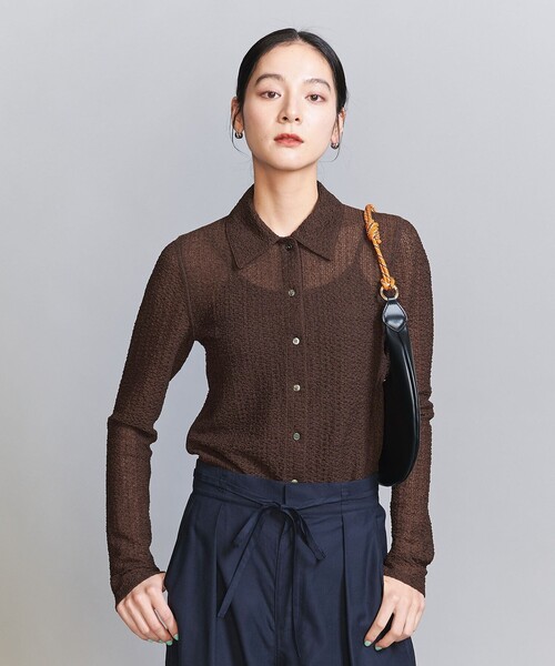 BEAUTY＆YOUTH UNITED ARROWS カーディガン ラッセルレース