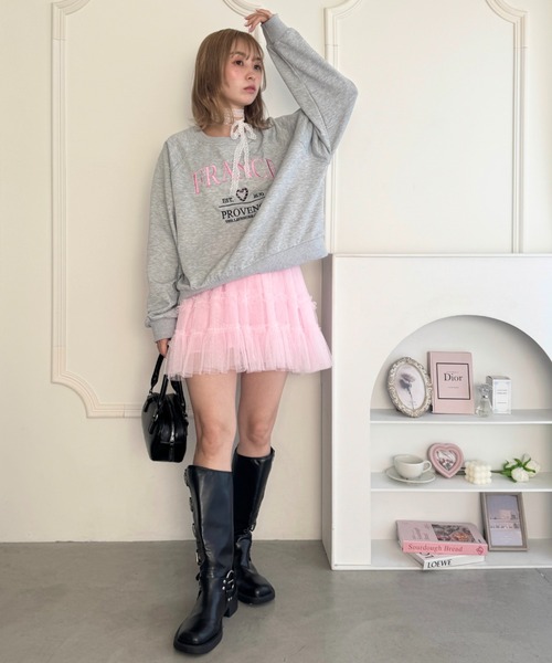 新品❤️アルチビオ❤️ロゴプリントミニスカート ピンク アルチビオ